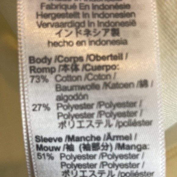 Madewell Striped Sheer Puff Sleeve Knit Shirt Top M Preppy Staple Elevated Basic - Picture 10 of 13